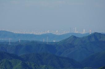 尾城山から見える名古屋市内